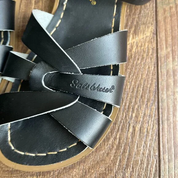 Black Original *Salt Water Sandals* | Water-Friendly | *Women's 6 / Hoy 4* | EUC - Picture 7 of 12
